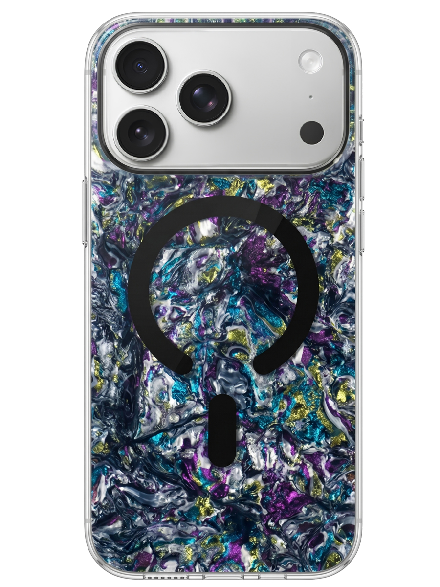 Чехол для iPhone 17 Pro Жемчужный MagSafe
