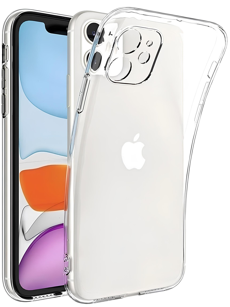 Чехол для iPhone 11 Ультратонкий силикон Premium с защитой камеры