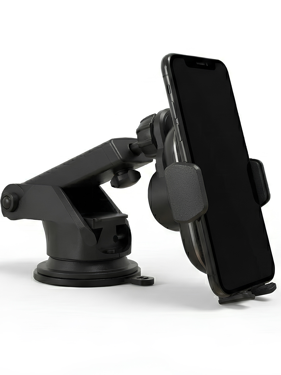 Держатель автомобильный с беспроводной зарядкой с присоской