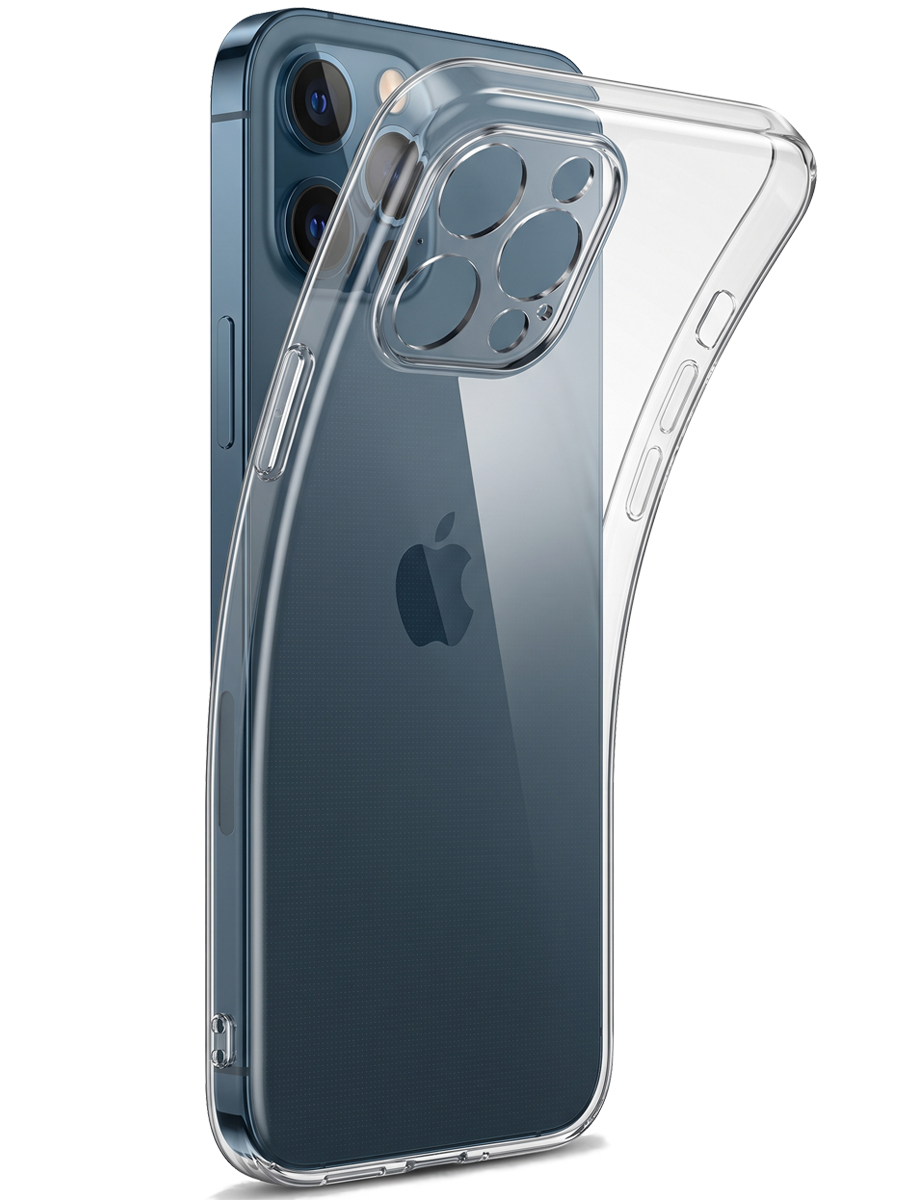 Чехол для iPhone 12 Pro Ультратонкий силикон Люкс с защитой камеры